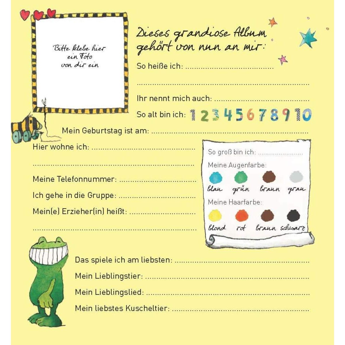 ars Edition Meine Kindergarten Freunde Janosch