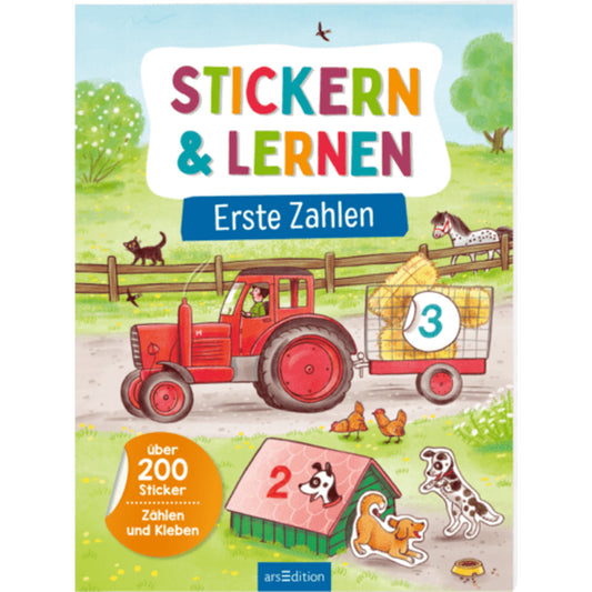 ars Edition Stickern & Lernen – Erste Zahlen