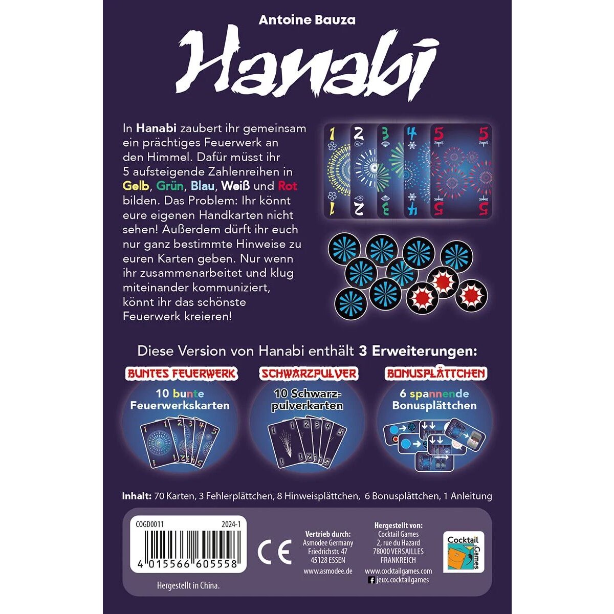 Asmodee Cocktail Games Hanabi