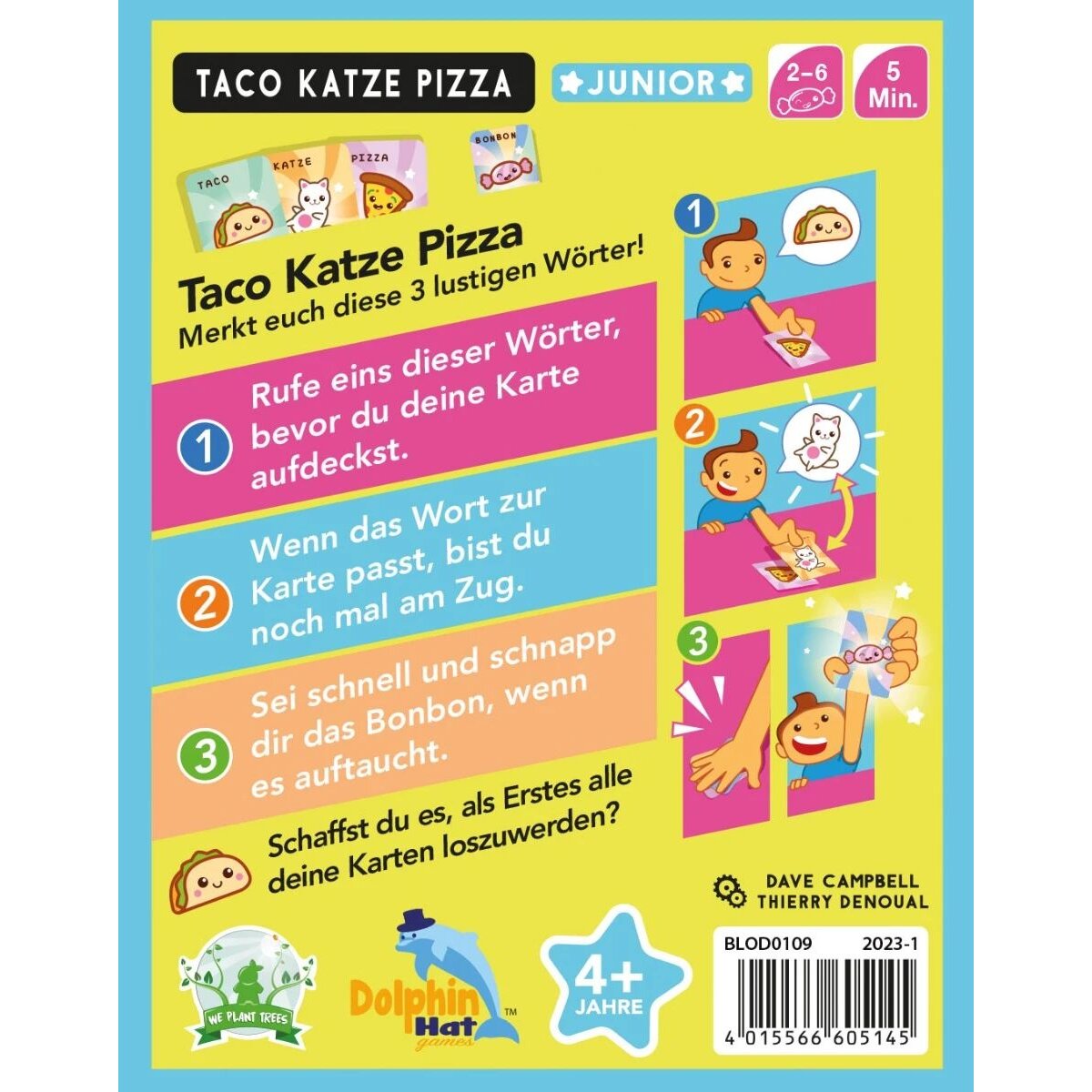 Asmodee Blue Orange Taco Katze Pizza Junior