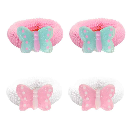 bb Klostermann Haargummis Schmetterling 2-teilig, 1 Set, 2-fach sortiert