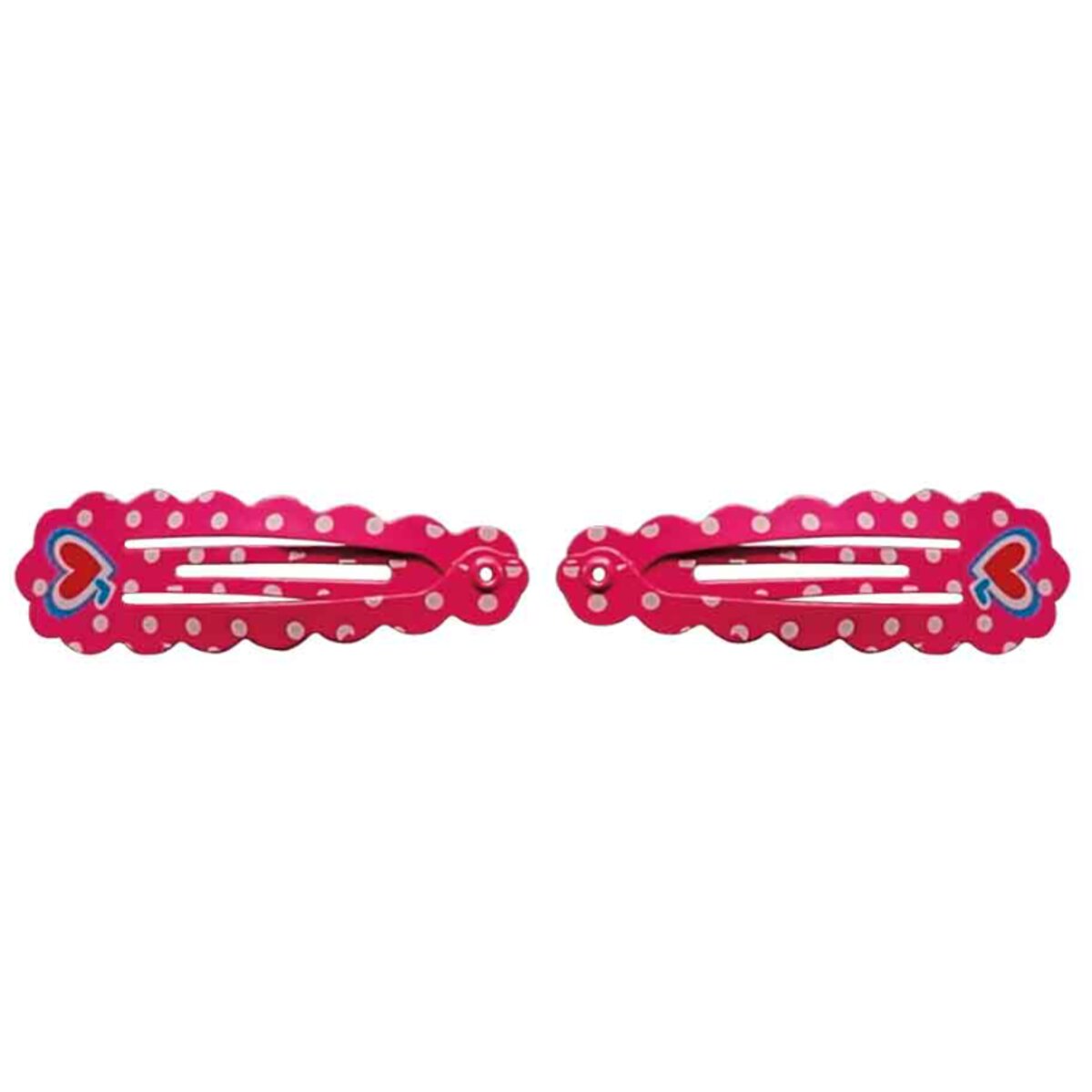 bb Klostermann Haarspangen Herzen 4cm 1 Paar, 2-fach sortiert