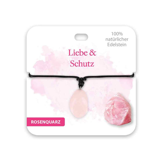 bb Klostermann Kette Edelstein Rosenquarz