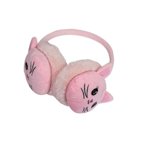 bb Klostermann Ohrenwärmer Katze 17x14 cm hellrosa