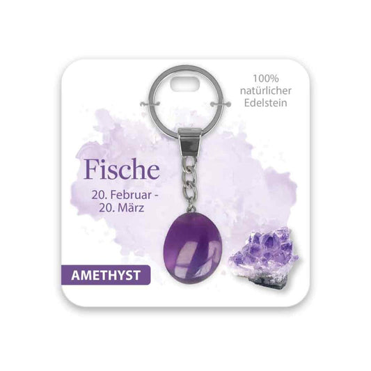 bb Klostermann Schlüsselanhänger Edelstein Fische