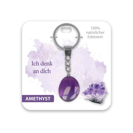 bb Klostermann Schlüsselanhänger Edelstein Ich denk an dich