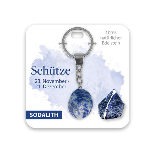 bb Klostermann Schlüsselanhänger Edelstein Schütze