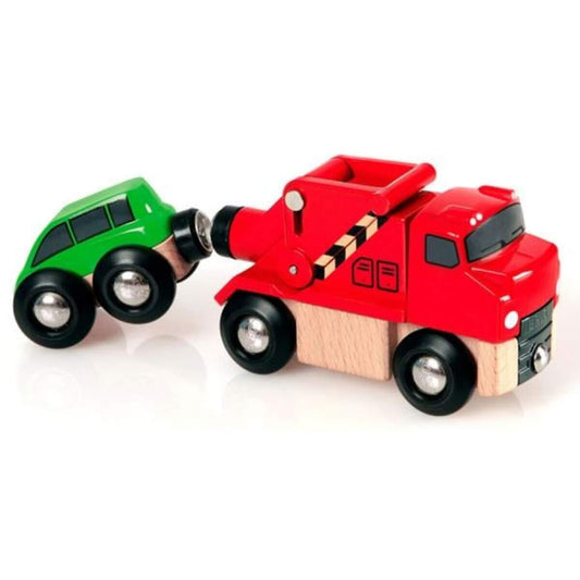 BRIO Abschleppwagen mit Auto