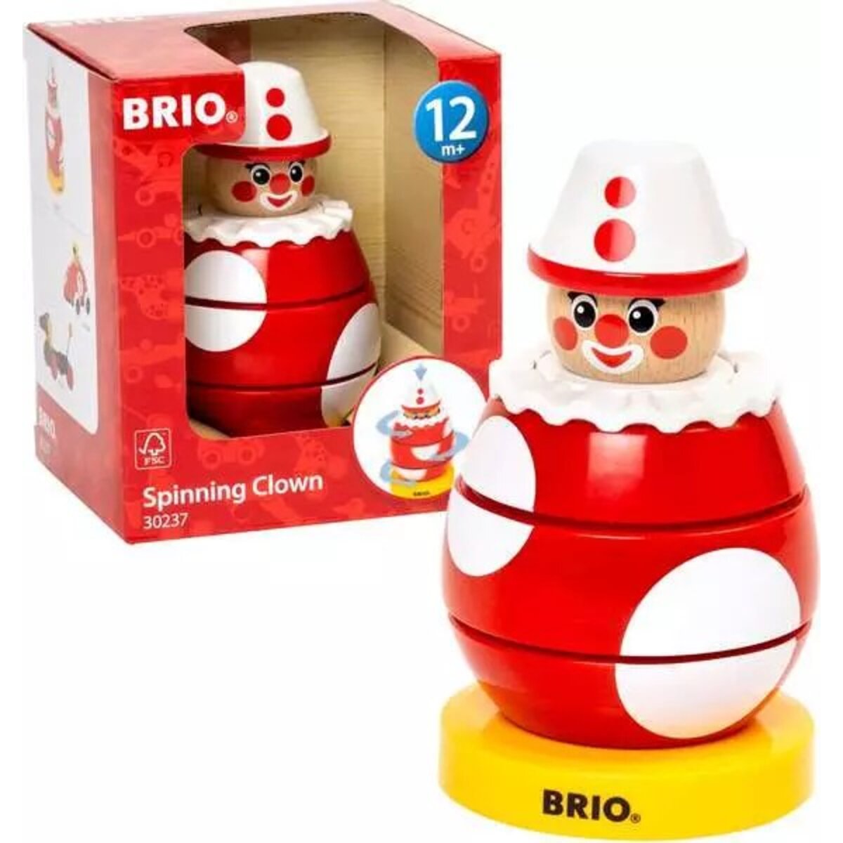 BRIO Drück- & Dreh-Clown