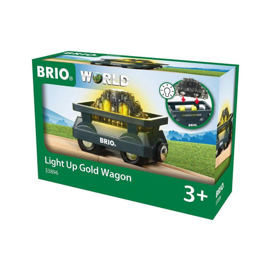 BRIO Goldwaggon mit Licht