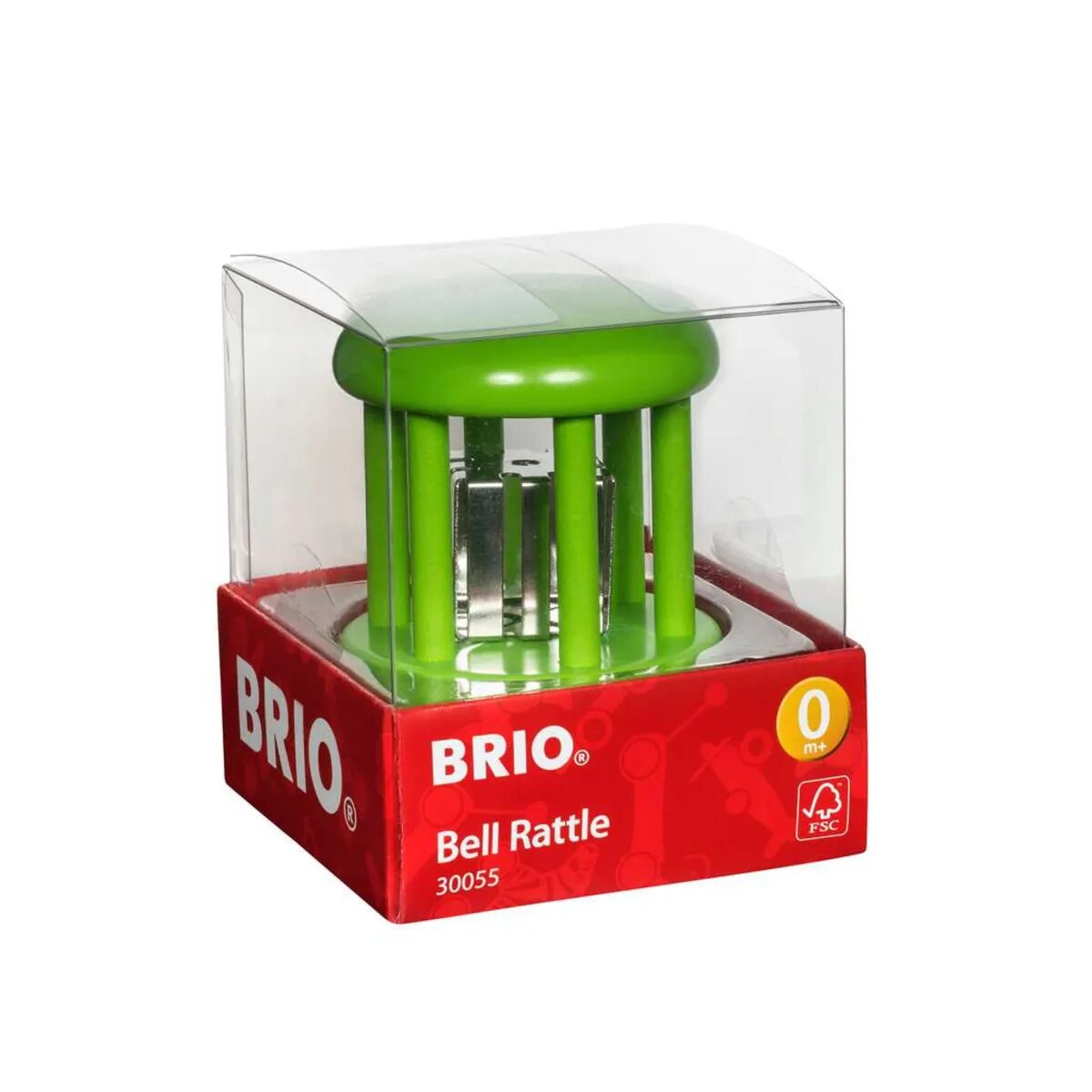 BRIO Klingelrassel Uni, 1 Stück, 4-fach sortiert