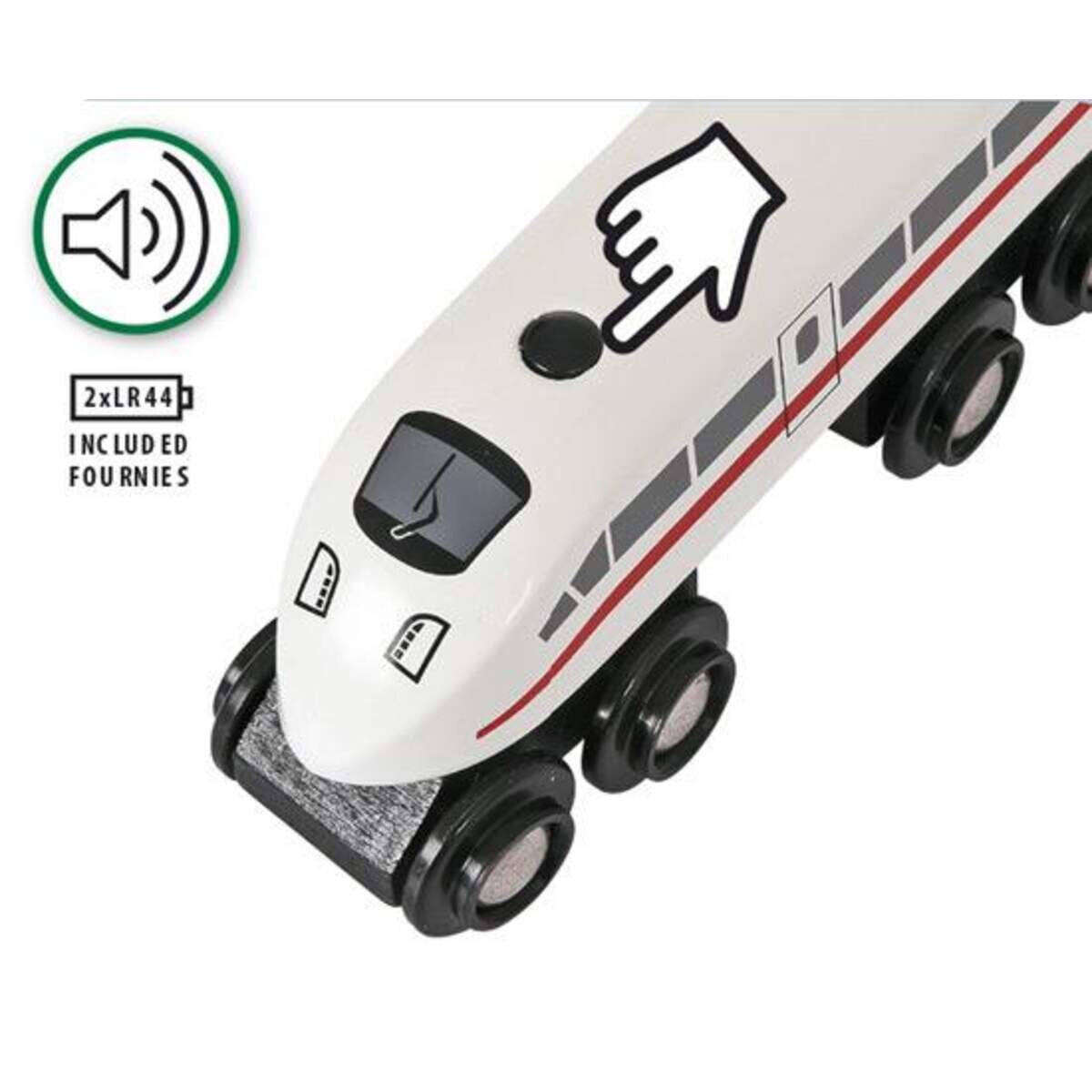 BRIO Schnellzug mit Sound, 3teilig
