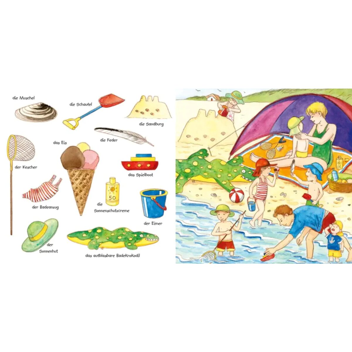 Carlsen Mein kleines buntes Bildwörterbuch: Hafen, Strand und Meer