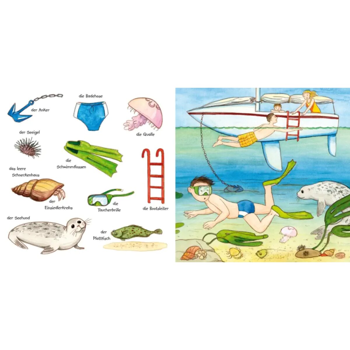 Carlsen Mein kleines buntes Bildwörterbuch: Hafen, Strand und Meer