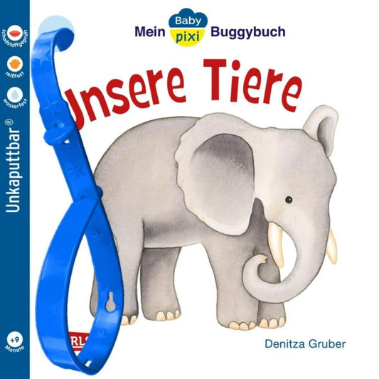 Carlsen Verlag Baby Pixi (unkaputtbar) 44: Mein Baby-Pixi-Buggybuch: Unsere Tiere