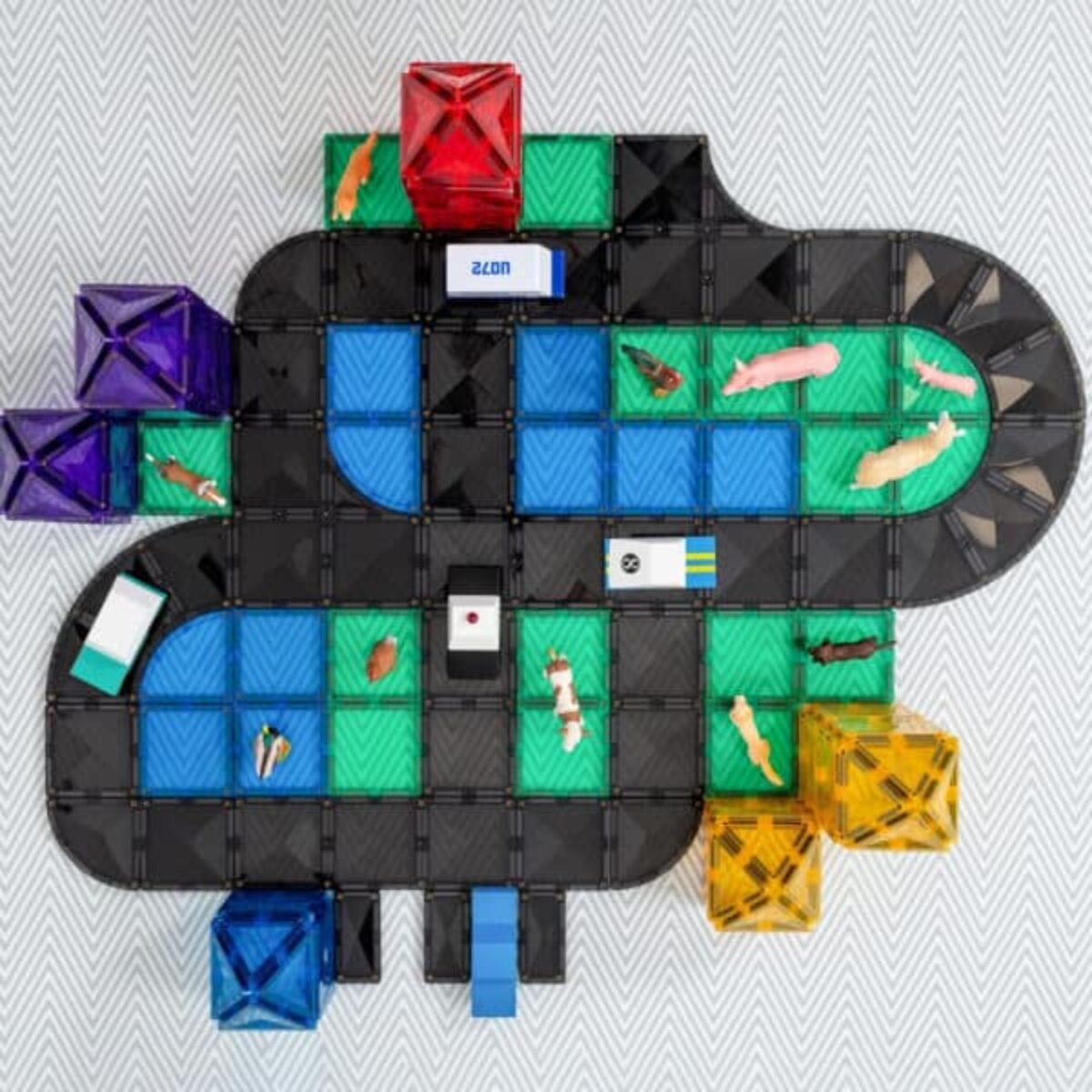 Connetix Magnetbausteine Creative Roads Pack (48-teilig)
