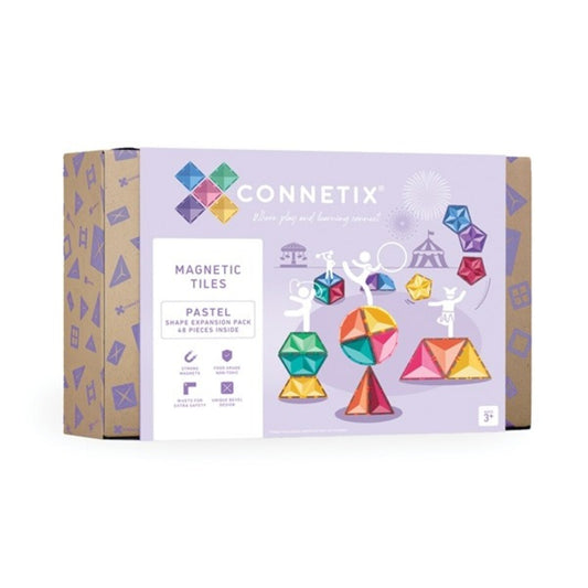 Connetix Magnetbausteine Pastel Shape Pack 48tlg.
