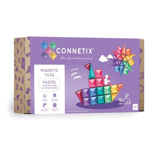 Connetix Pastell Starter Paket 64 Teile