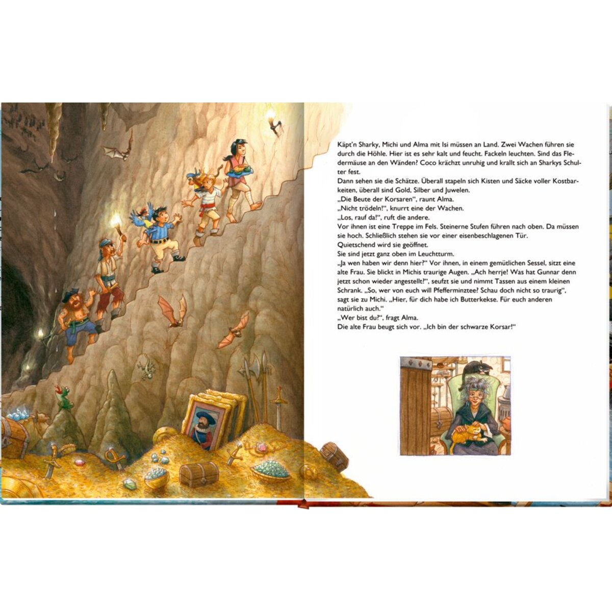 Coppenrath Verlag Käpt'n Sharky - Der schwarze Korsar