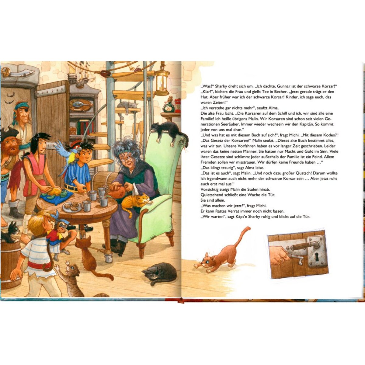 Coppenrath Verlag Käpt'n Sharky - Der schwarze Korsar