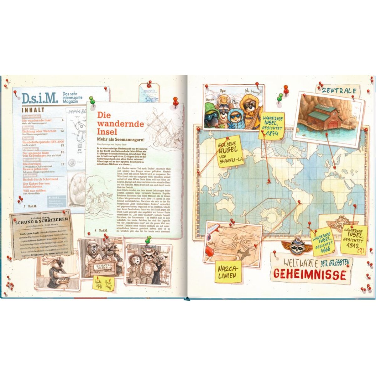 Coppenrath Verlag Lenny Hunter Band 3 - Die wandernde Insel
