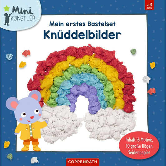 Coppenrath Verlag Mein 1. Bastelset: Knüddelbilder Regenbogen (Mini-Künstler)