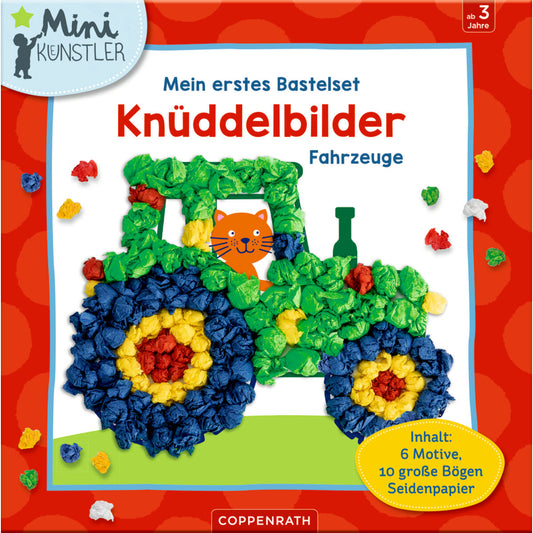Coppenrath Verlag Mein 1. Bastelset: Knüddelbilder - Fahrzeuge (Mini-Künstler)