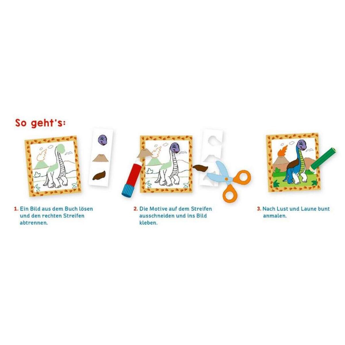Coppenrath Verlag Mein erstes Dino-Bastelbuch (Mini-Künstler)