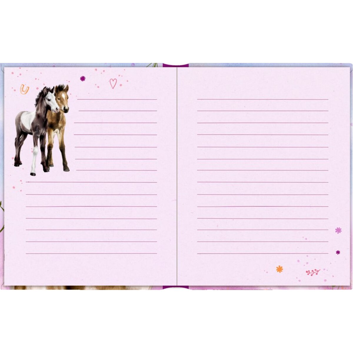 Coppenrath Verlag Tagebuch: Pferdefreunde - Mein Tagebuch (Wendepailletten)