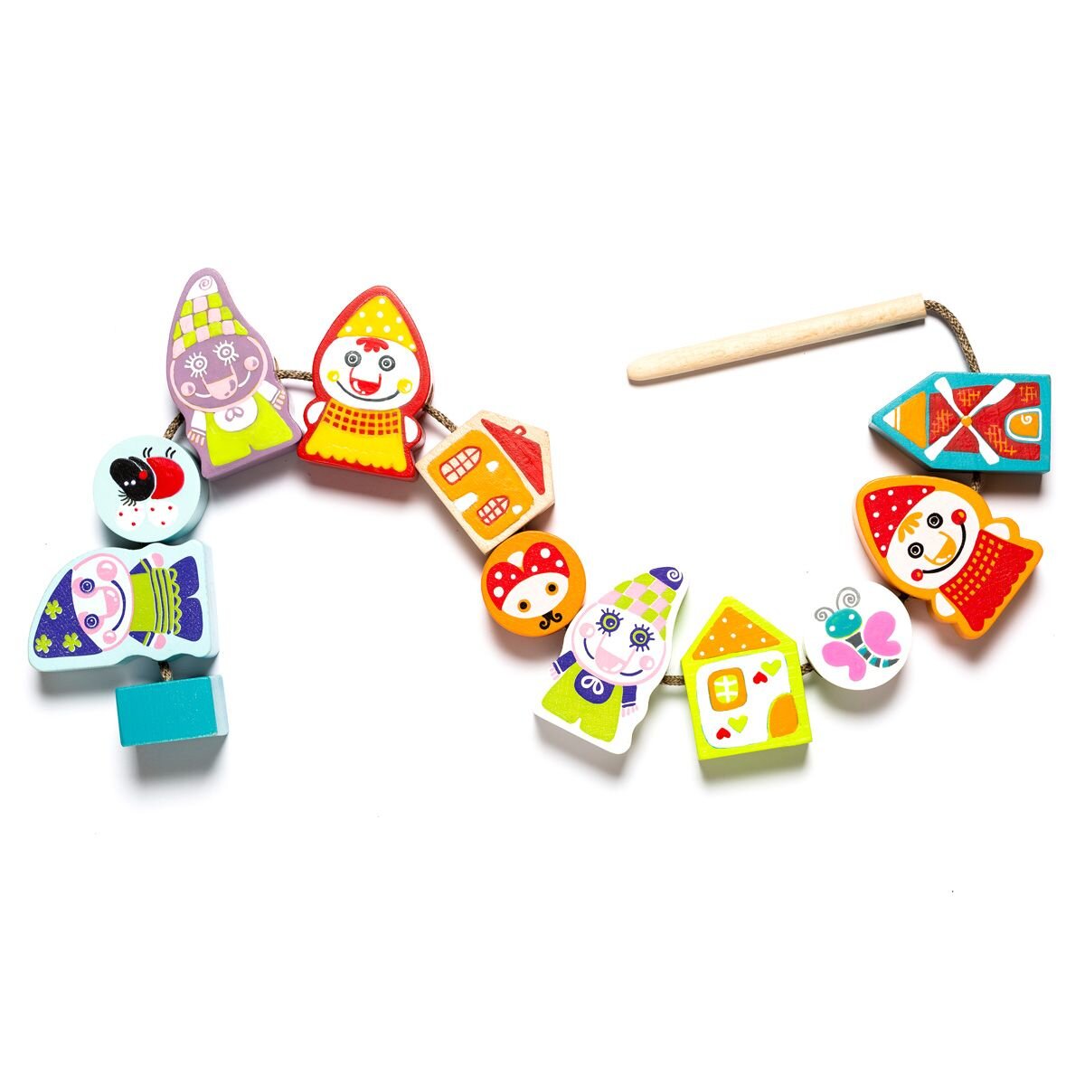 Cubika Fädelspiel «Fröhliche Zwerge»