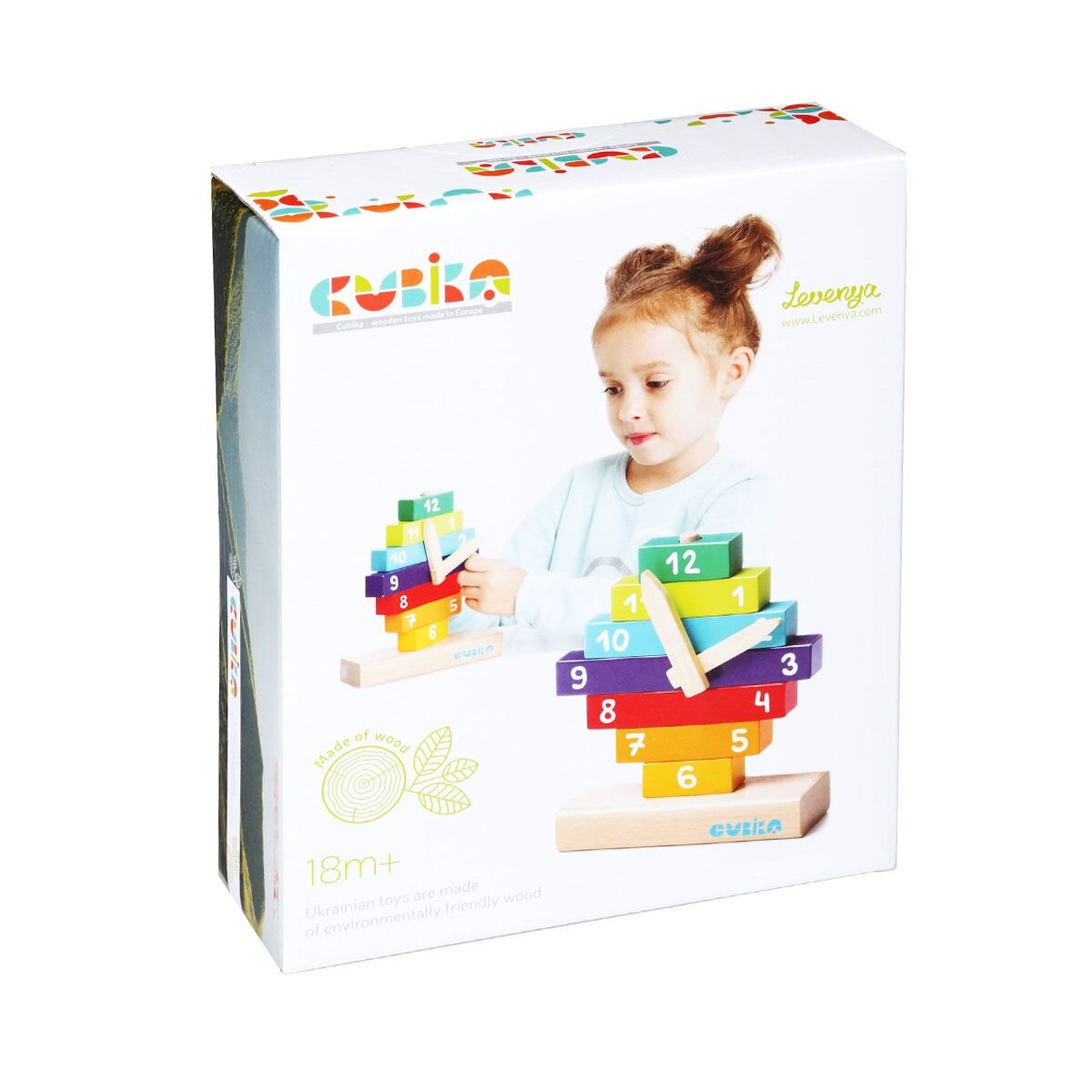 Cubika Holzbaukasten «die Uhr»