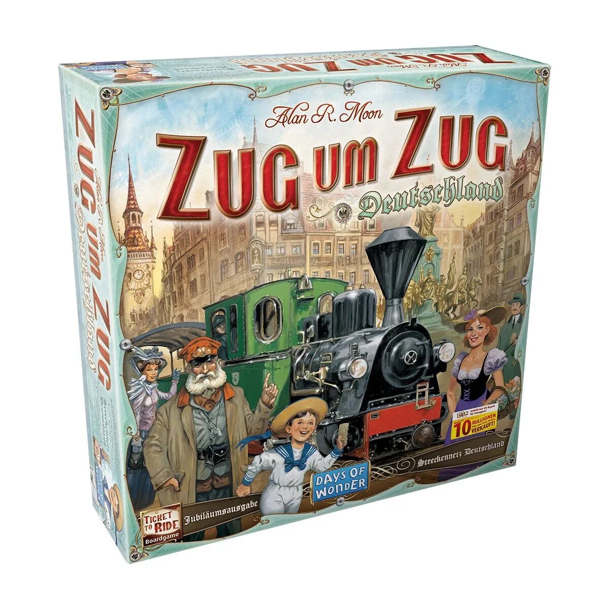 Days of Wonder Zug um Zug Deutschland (Neuauflage inkl. "Deutschland 1902")