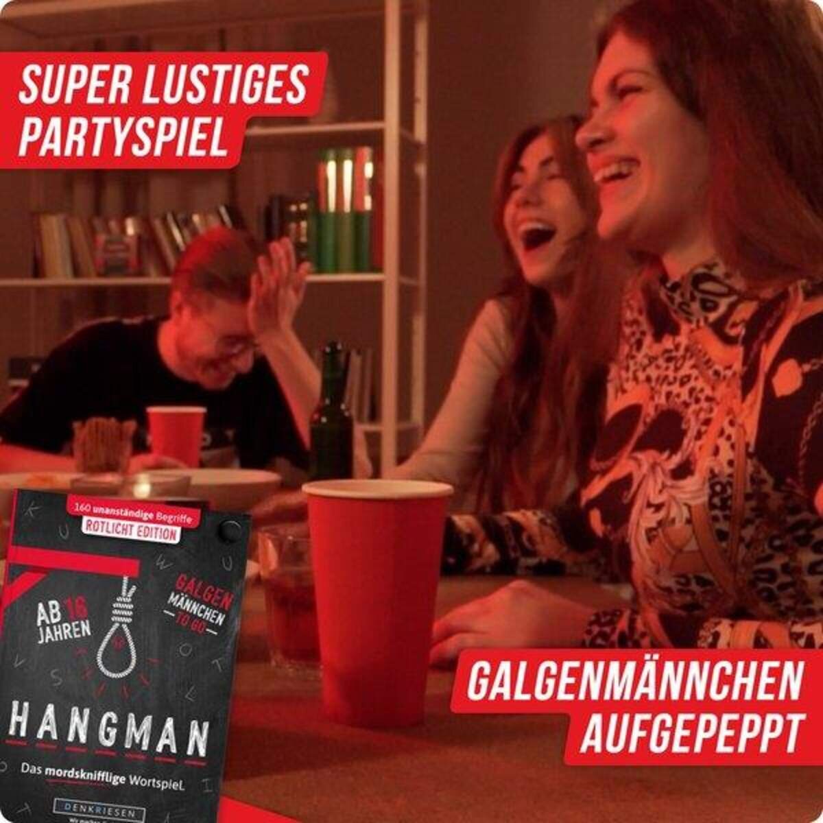 Denkriesen HANGMAN - Rotlich Edition "Galgenmännchen To Go"