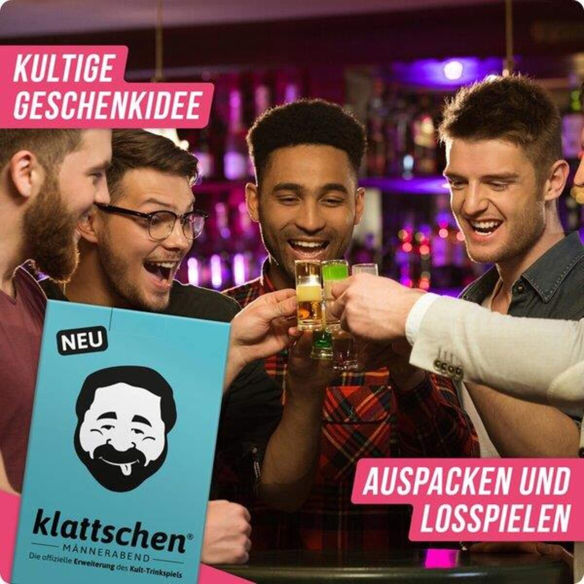 Denkriesen klattschen® - Trinkspiel - Männerabend