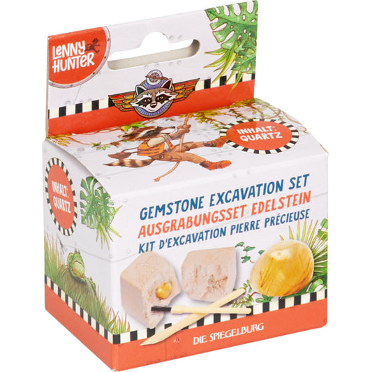 Die Spiegelburg Ausgrabungsset Edelstein - Lenny Hunter, 3-fach sortiert