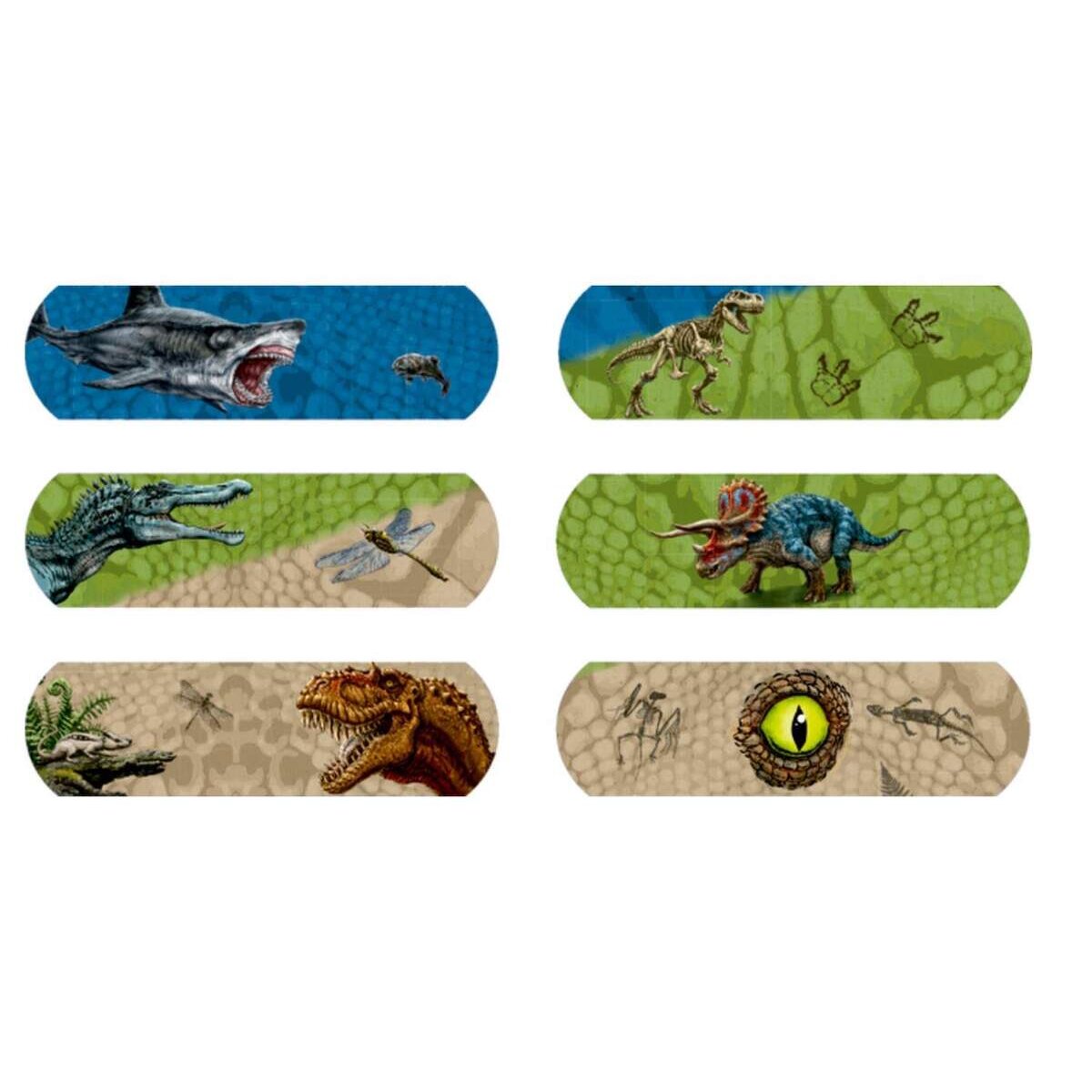 Die Spiegelburg Pflasterstrips T-Rex World, 1 Packung mit 10 Pflastern