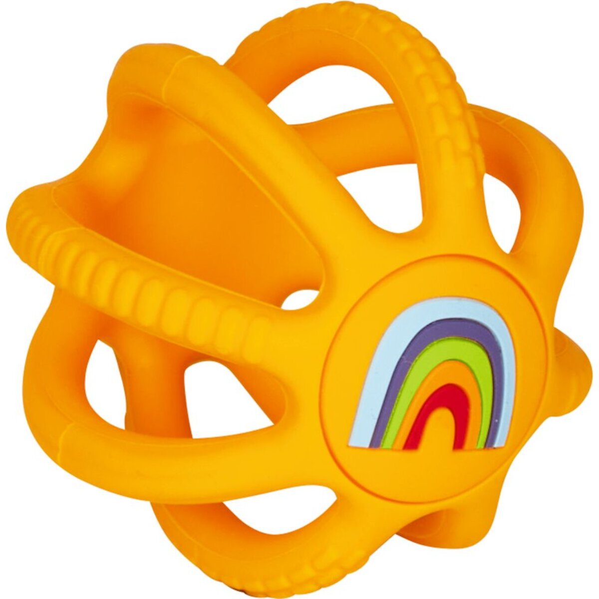 Die Spiegelburg Silikon-Greifball Regenbogen - BabyGlück