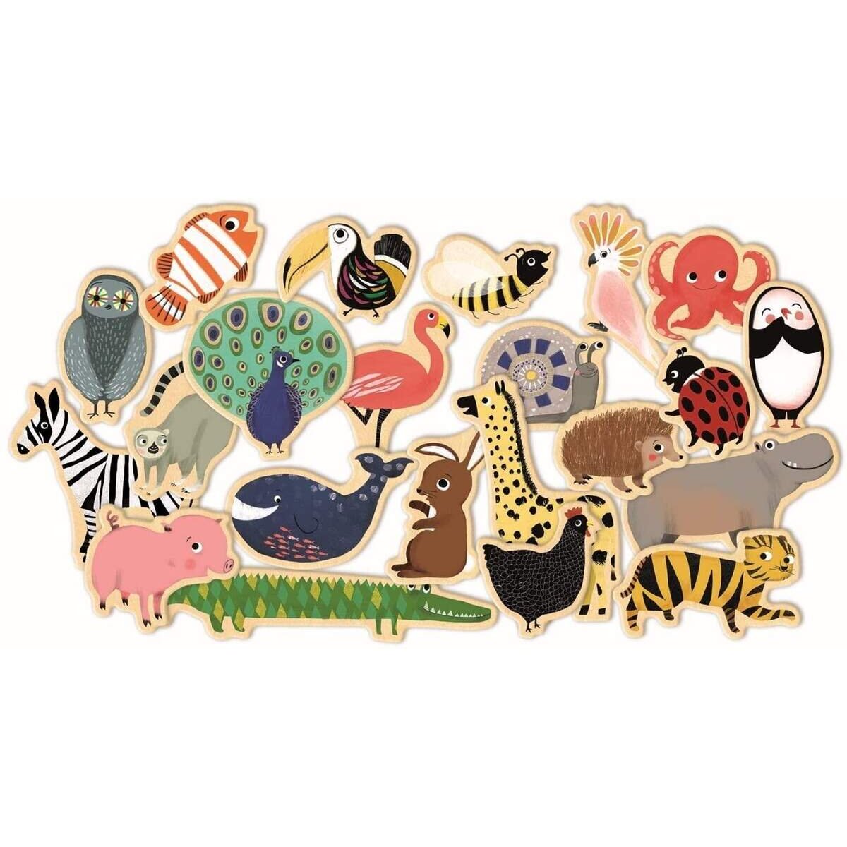 Djeco Holz Magnete: Magnimo