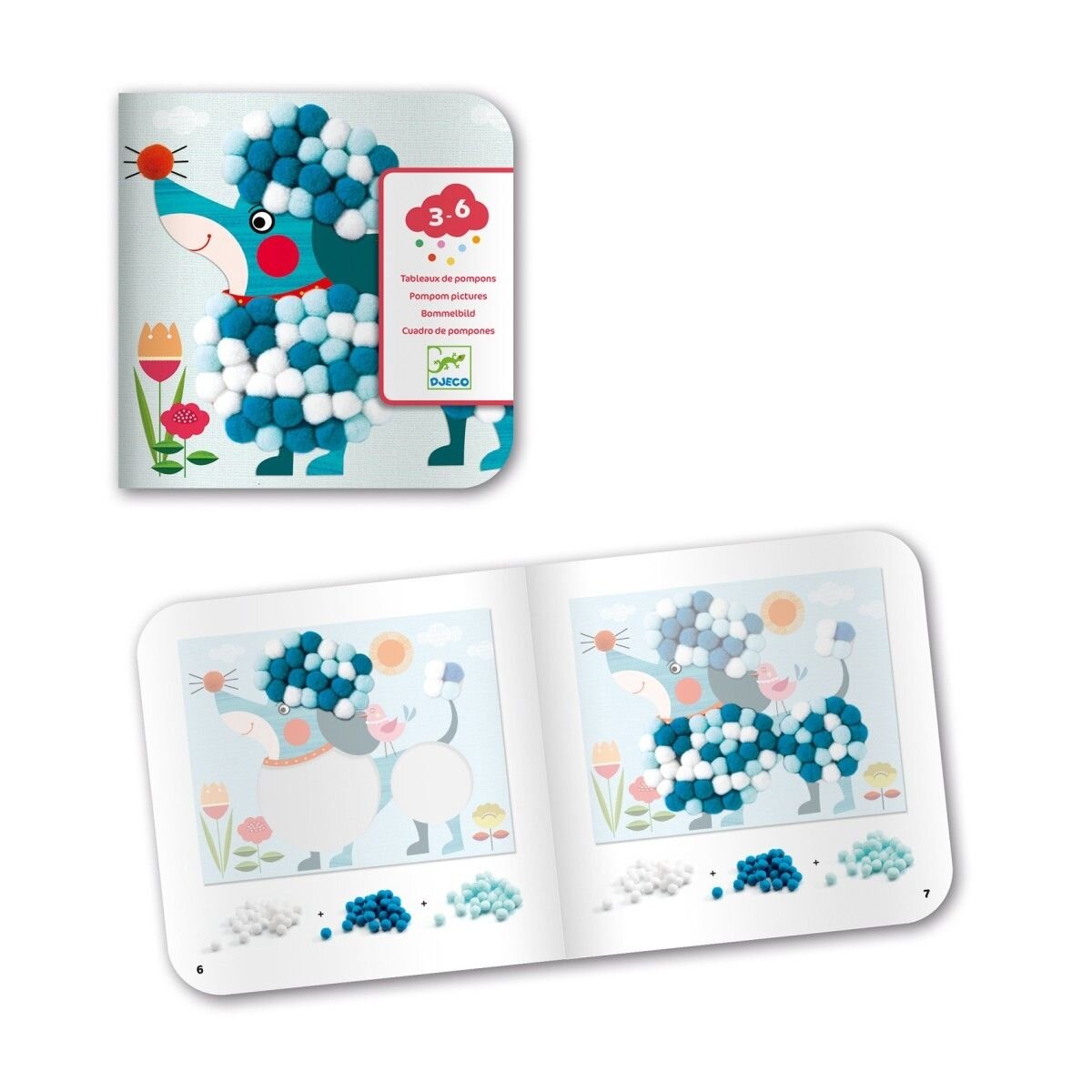 Djeco Bastelpackung - Hunde