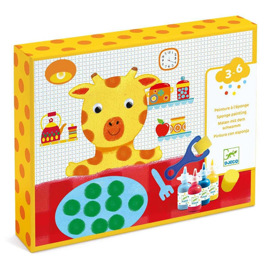 Djeco Bastelpackung: Schwämmchentechnik