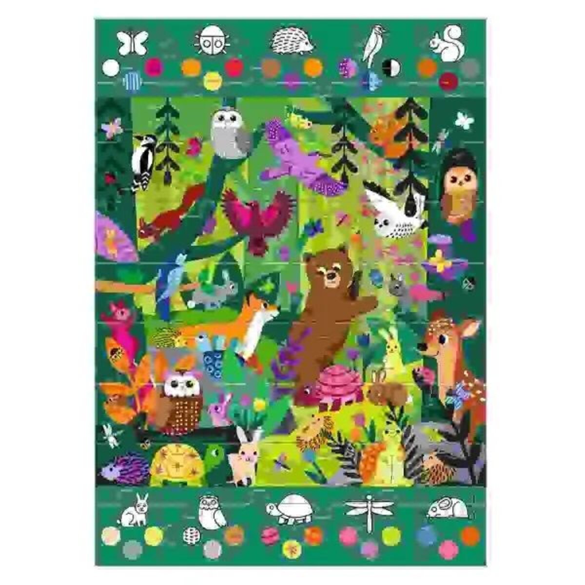Djeco Bodenpuzzle: Wald, 54 Teile