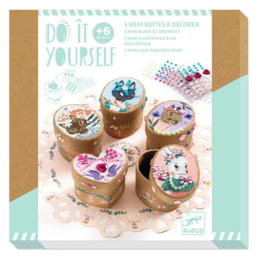 Djeco DIY: 5 Mini-Schachteln