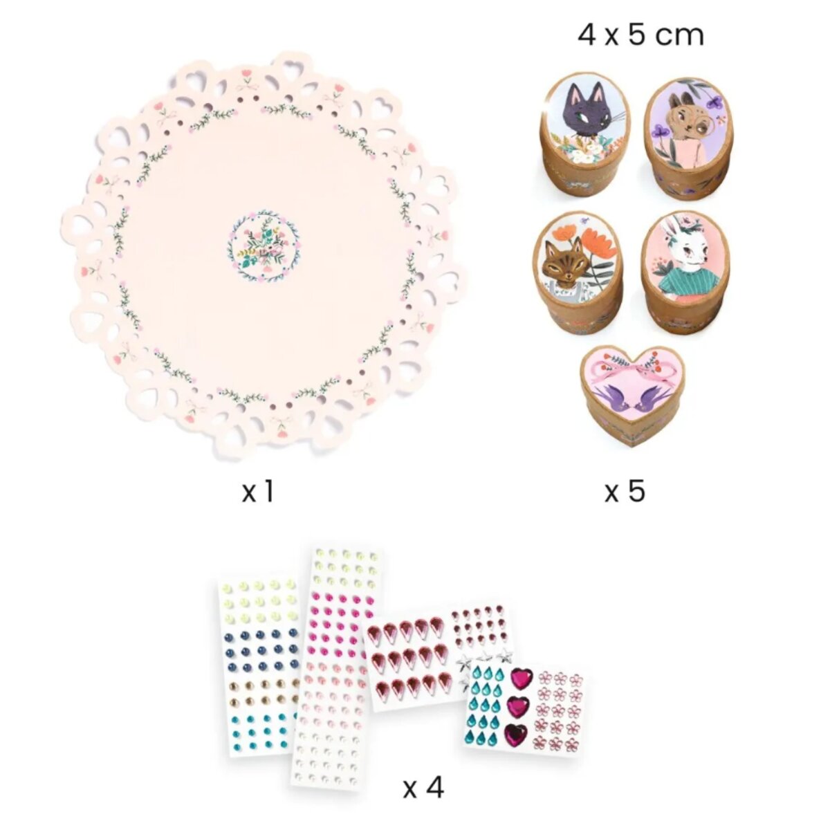Djeco DIY: 5 Mini-Schachteln