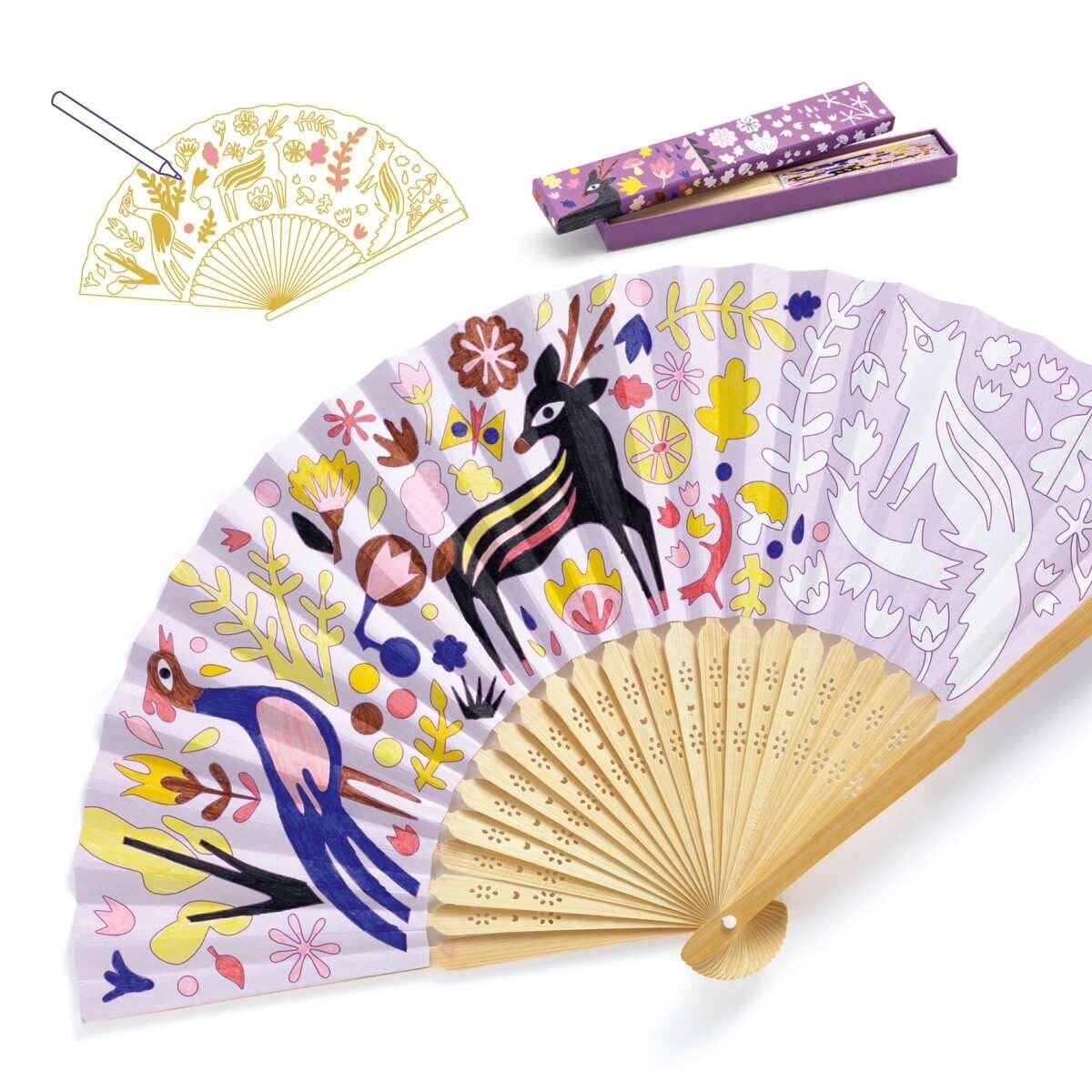 Djeco DIY: Fächer Woodland