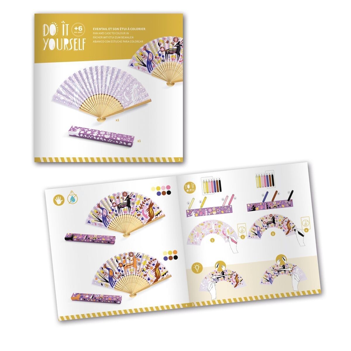 Djeco DIY: Fächer Woodland