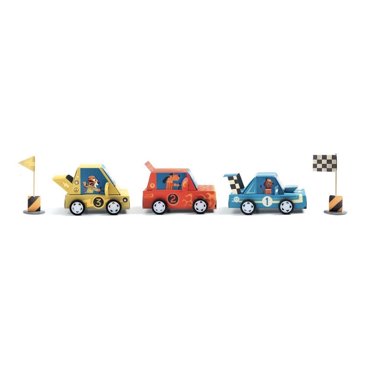 Djeco DIY: Rennautos Grand Prix