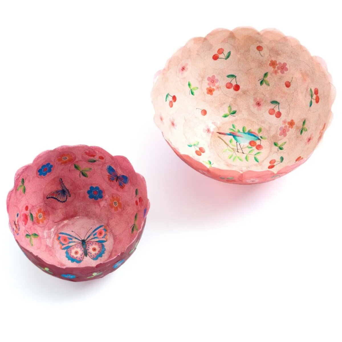 Djeco DIY: Schalen basteln, rosa