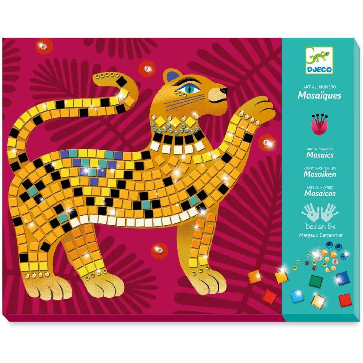 Djeco Mosaik Glitzer: Im Herzen des Dschungels