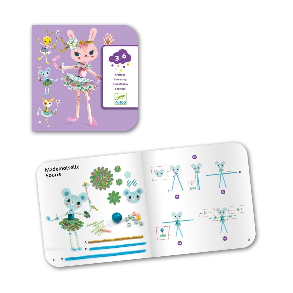 Djeco Fädelspiele: Meine Feen