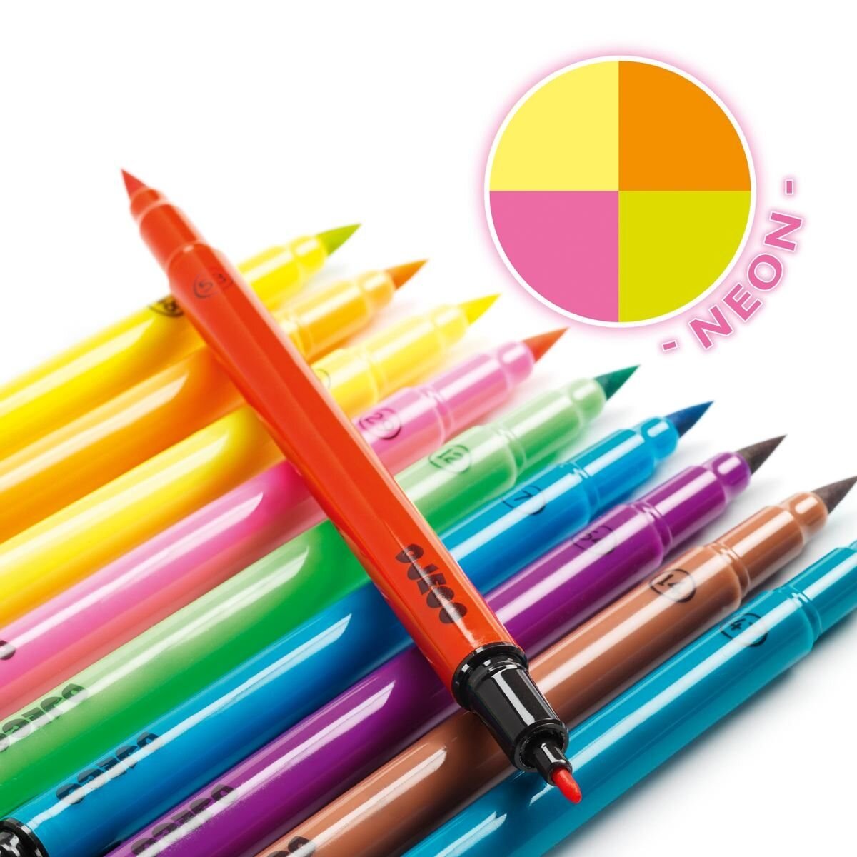 Djeco Farben: 10 Filzstifte Pop